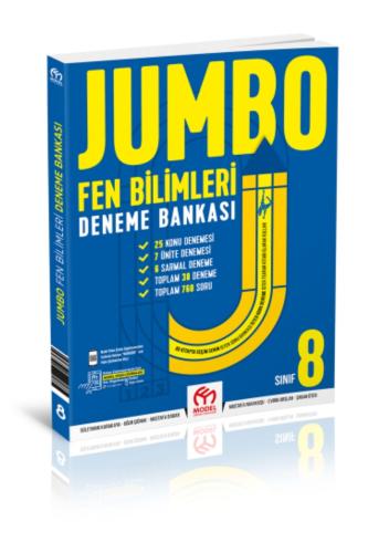 MODEL 8.Sınıf JUMBO FEN BİLİMLERİ DENEME BANKASI