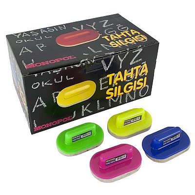MONOPOL TAHTA SİLGİSİ PLASTİK SAPLI