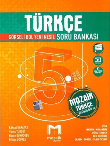 MOZAİK 5.Sınıf TÜRKÇE Soru Bankası