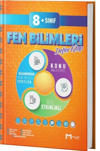 MOZAİK 8.Sınıf FEN BİLİMLERİ DEFTER KİTAP