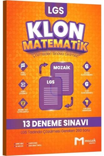 MOZAİK 8.Sınıf LGS MATEMATİK KLON 13 lü Deneme