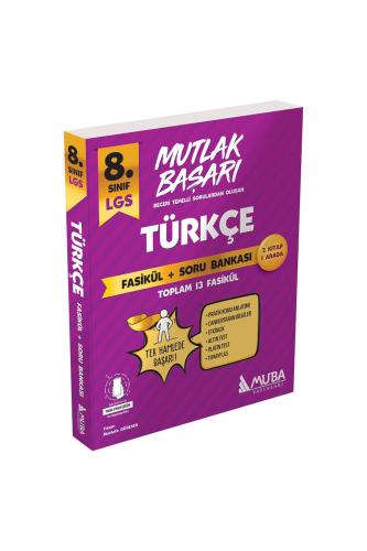 MUBA 8.Sınıf MUTLAK BAŞARI TÜRKÇE Fasikül + Soru Bankası