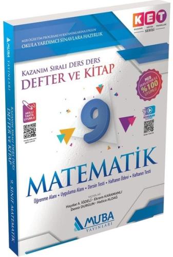 MUBA 9.Sınıf KET Serisi MATEMATİK Defter Ve Kitap