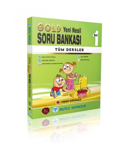 MUTLU 1.Sınıf TÜM DERSLER GOLD Yeni Nesil Soru Bankası