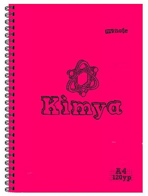 mynote A4 120yp.KİMYA DEFTERİ - Kareli