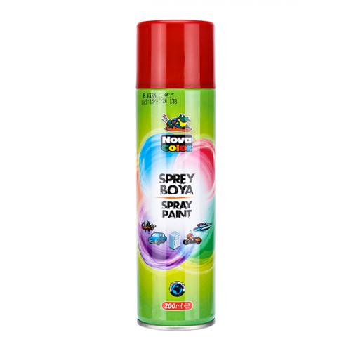 N.COLOR 200ml. SPREY BOYA - Kırmızı