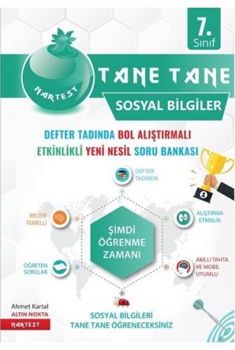 NARTEST 7.Sınıf YEŞİL SOSYAL BİLGİLER Soru Bankası DEFTER TADINDA Tane