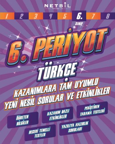 NETBİL 6.Sınıf PERİYOT TÜRKÇE Soru Bankası