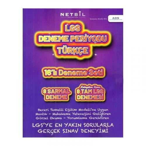 NETBİL 8.Sınıf LGS TÜRKÇE 16 lı Deneme Seti PERİYODU