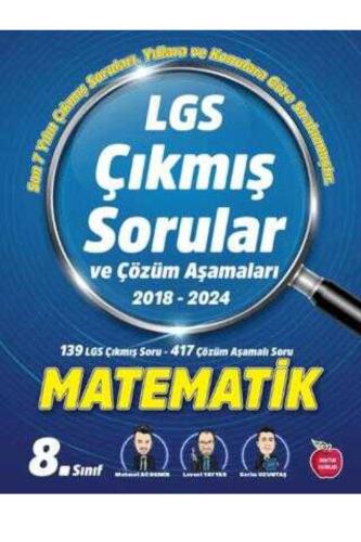 NEWTON 8.Sınıf LGS ÇIKMIŞ SORULAR MATEMATİK