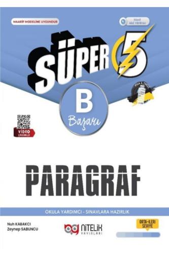 NİTELİK 5.Sınıf SÜPER PARAGRAF SORU BANKASI - B