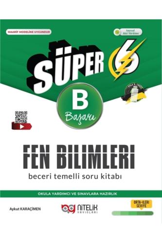 NİTELİK 6.SINIF SÜPER FEN BİLİMLERİ Soru Kitabı