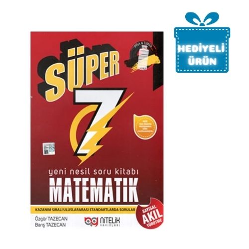 NİTELİK 7.SINIF SÜPER MATEMATİK Soru Kitabı Yeni Nesil