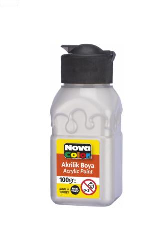 NOVA COLOR AKRİLİK BOYA ŞİŞE SEDEF 100 CC