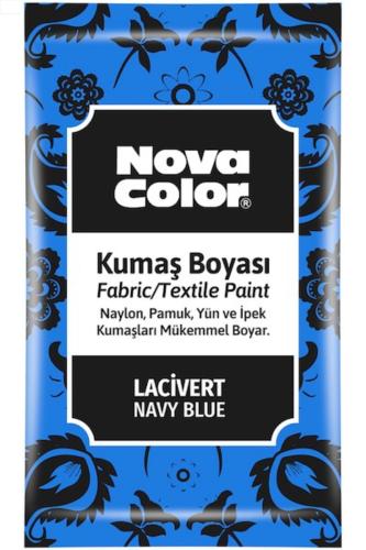 NOVA COLOR KUMAŞ BOYASI TOZ 12 gr Lacivert