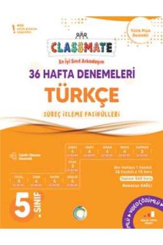 OKYANUS 5.Sınıf CLASSMATE TÜRKÇE 36 Hafta DENEMELERİ