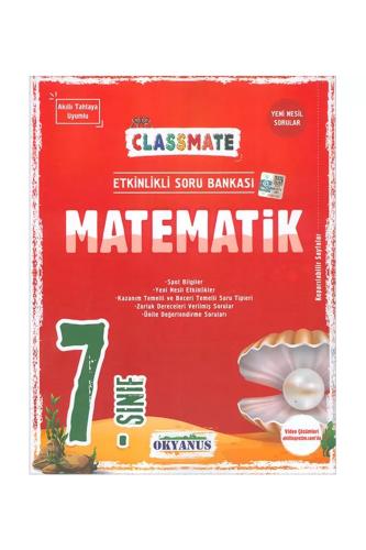 OKYANUS 7.Sınıf CLASSMATE MATEMATİK Soru Bankası