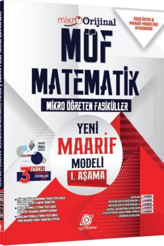 ORİJİNAL MİCRO MATEMATİK MAARİF MODEL 1.AŞAMA MÖF