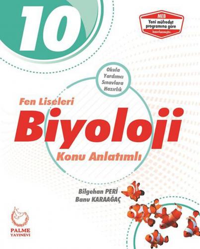 PALME 10.Sınıf BİYOLOJİ Konu Anlatımı Fen Liseleri için