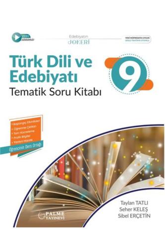 PALME 9.Sınıf JOKER TÜRK DİLİ VE EDEBİYATI TEMATİK SORU KİTABI
