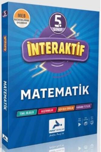 PARAF 5.Sınıf İNTERAKTİF MATEMATİK Soru Kütüphanesi