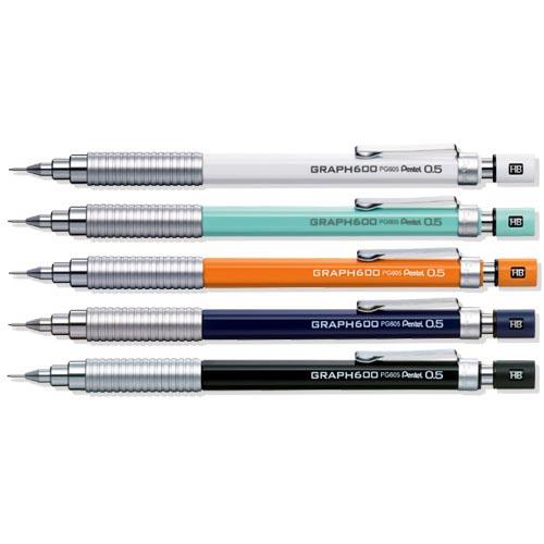 PENTEL GRAPH 600 0,5 VERSATİL UÇLU KALEM -Beyaz