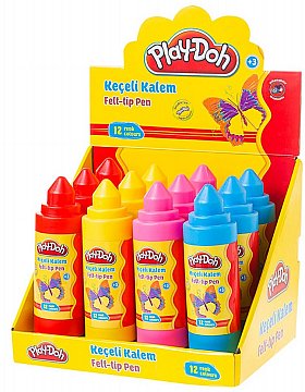 PLAYDOH KEÇELİ KALEM 12 Renk