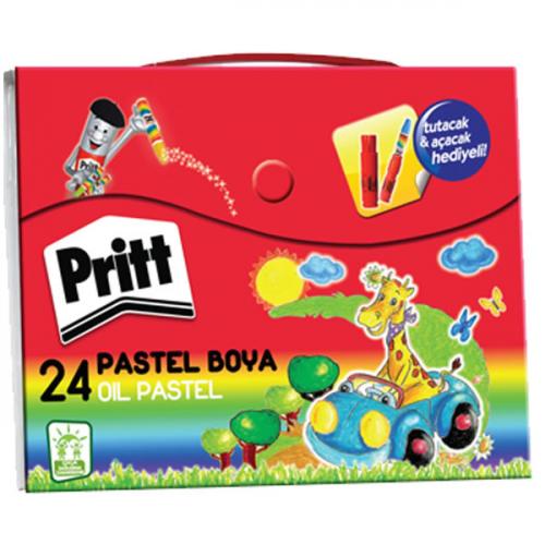 PRİTT PASTEL BOYA ÇANTALI 24 lü