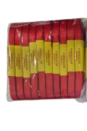 SATEN KURDELE NO:02 1cm.x10m.- KIRMIZI