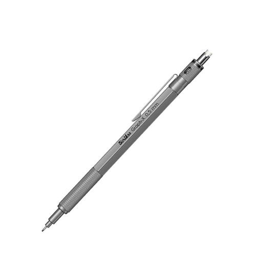 SCRİKSS GRAPH-X 0,5 mm METAL VERSATİL UÇLU KALEM Kurşun Gri