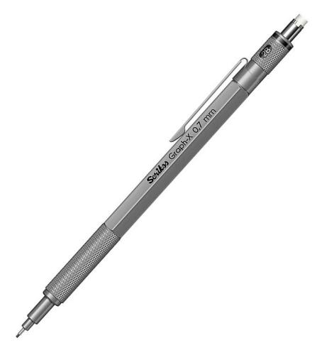 SCRİKSS GRAPH-X 0,7 mm METAL VERSATİL UÇLU KALEM Kurşun Gri