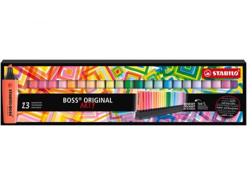 STABİLO BOSS FOSFORLU KALEM 23 LÜ SET 7023-01 (9 FLORESAN+14 PASTEL)