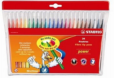 STABİLO power KEÇELİ KALEM 24 lü