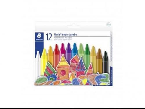 STAEDTLER NORİS CLUB JUMBO MUM PASTEL BOYA 12 li