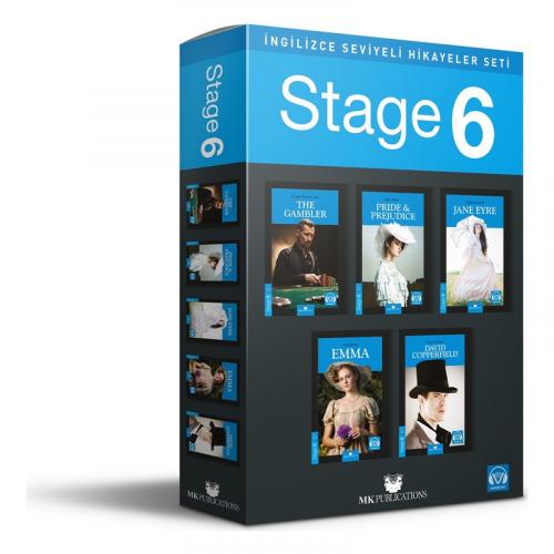 STAGE-6 İNGİLİZCE SEVİYELİ HİKAYELER SETİ - 5 Kitap