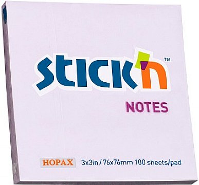 STİCKN YAPIŞKANLI NOTES 76x76 100yp. Pastel Lila