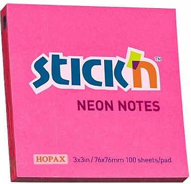 STICKN YAPIŞKANLI NOTES 76X76 NEON 100 yp Yavru Ağzı