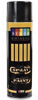 SÜDOR 200ml.SPREY BOYA Siyah