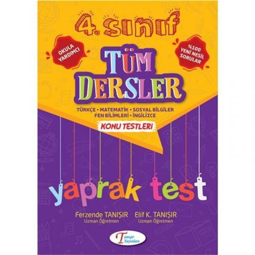 TANIŞIR 4.Sınıf TÜM DERSLER Konu Testleri