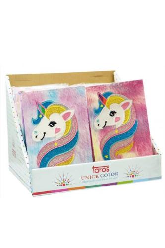 TAROS UNİCK COLOR HATIRA DEFTERİ UNİCORN PELUŞ