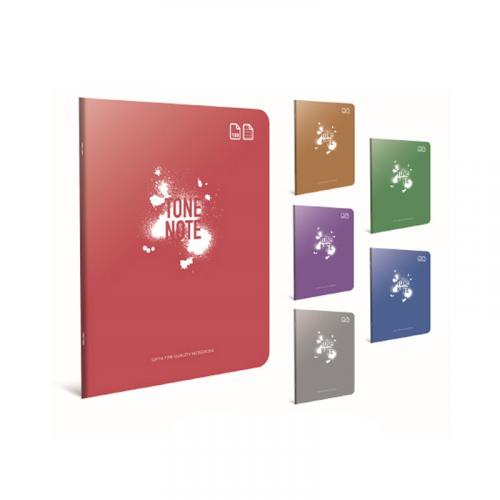 TONE NOTES KARTON KAPAK DEFTER A4 40 yp Kareli