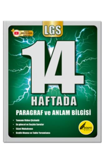 TONGUÇ 14 HAFTADA LGS PARAGRAF VE ANLAM BİLGİSİ