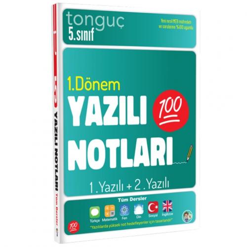 TONGUÇ 5.Sınıf YAZILI NOTLARI 1. DÖNEM 1 VE 2.YAZILI