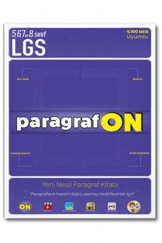 TONGUÇ ParagrafON 5,6,7 ve 8.Sınıf LGS Paragraf Soru Bankası