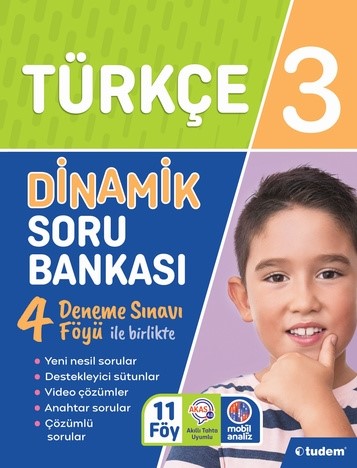 TUDEM 3.Sınıf TÜRKÇE DİNAMİK Soru Bankası