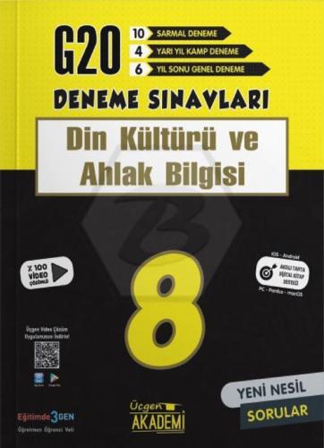 ÜÇGEN AKADEMİ 8.Sınıf DİN KÜLTÜRÜ G20 DENEME SINAVLARI