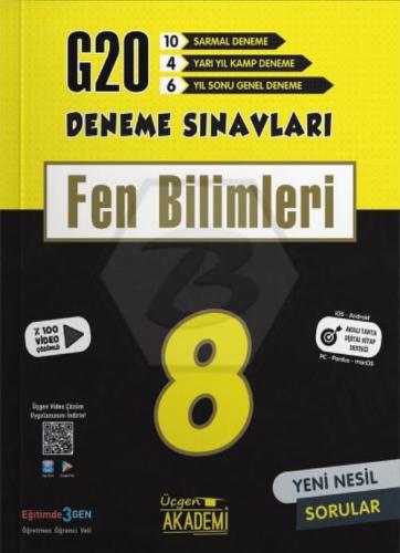 ÜÇGEN AKADEMİ 8.Sınıf FEN BİLİMLERİ G20 DENEME SINAVLARI