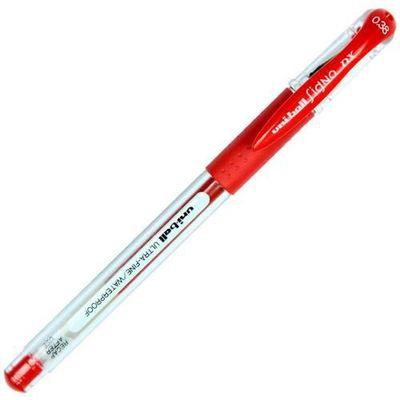 UNİ-BALL UM-151 SIGNO DX ROLLERBALL KALEM 0,38mm Kırmızı