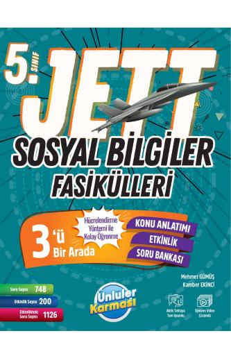 ÜNLÜLER KARMASI 5.Sınıf JETT SOSYAL BİLGİLER FASİKÜLLER
