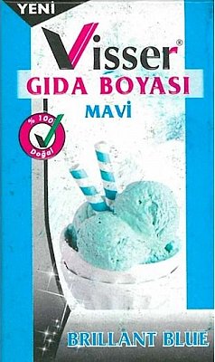 VİSSER TOZ GIDA BOYASI - Mavi